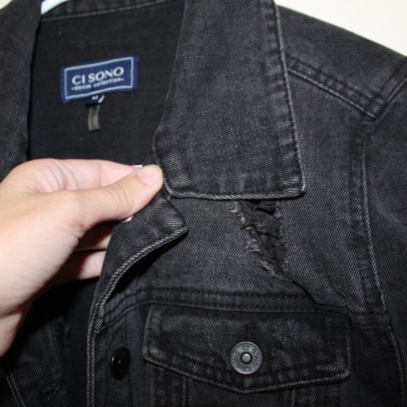 Distressed Jean Jacket - Picture 2 of 5